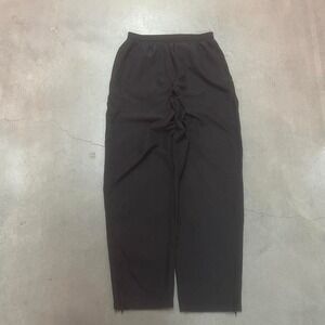 Vintage Nike Agassi men's black track pants loose fit open leg M